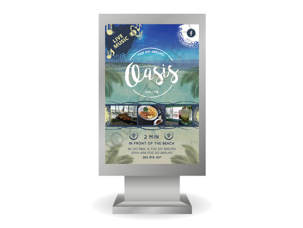 Cartaz Oasis Bar