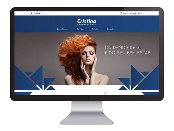 Website Cristina Cabeleireiros