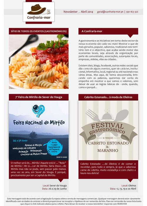 Newsletter Confraria-mor