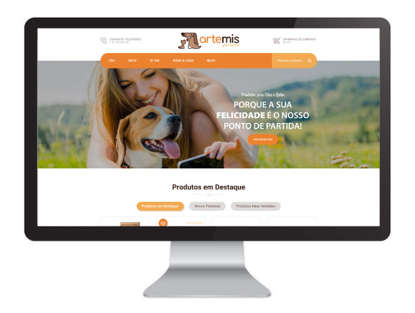 Website Artemis Pet Store