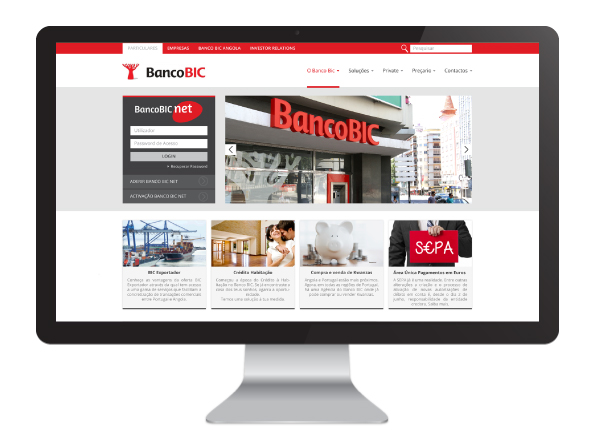 Website Banco BIC