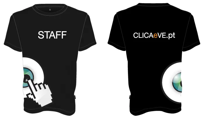 T-Shirt Clica e Vê