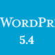 wordpress 5.4